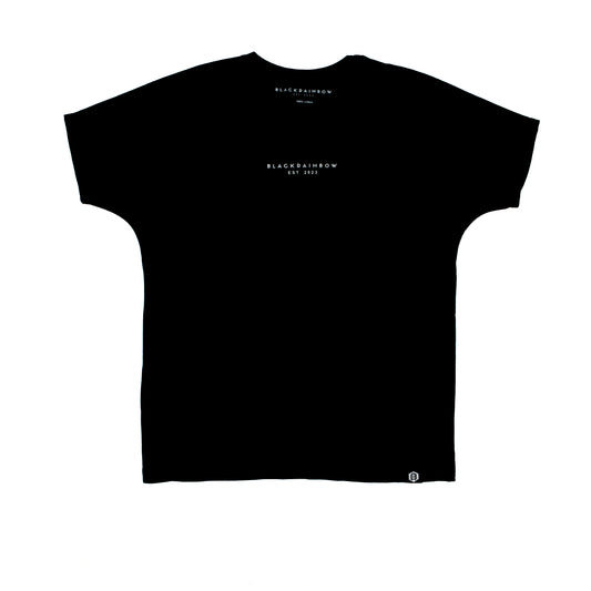 Blackrainbow Basic Fekete Feliratos Póló 